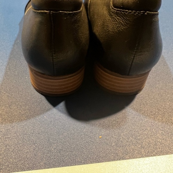 Clarks Collection Shoes Womens 6 M Juliet Palm Slip On Loafer Black Leather - Picture 3 of 6